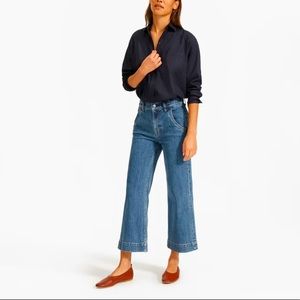 Everlane The Wide Leg Crop Jean size 26 ankle